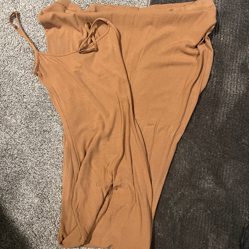 SKIMS SOFT LOUNGE LONG SLIP DRESS